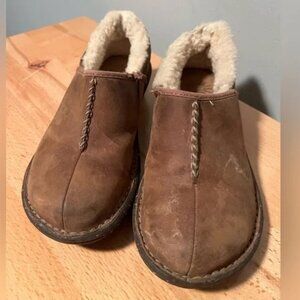 UGG Australia ♡ Bettey Leather Clogs / Slide-in Loafer w Shearling Lining
